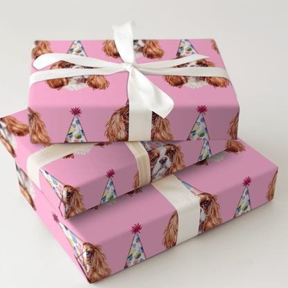 Hail to the Birthday Pup - Wrapping Paper - Aspen & Arlo