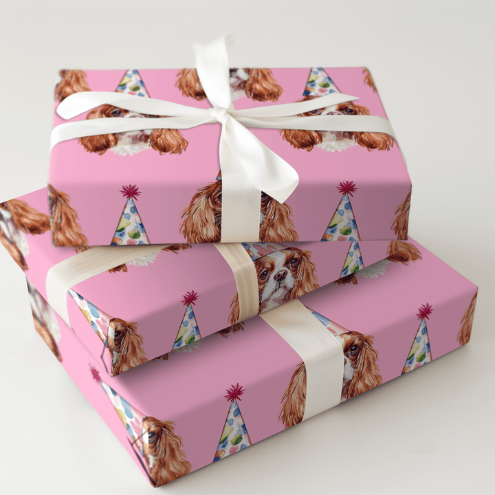 Hail to the Birthday Pup - Wrapping Paper - Aspen & Arlo