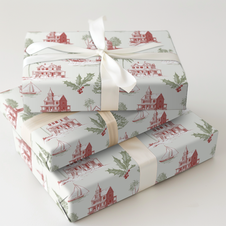 Coastal Beach House Toile