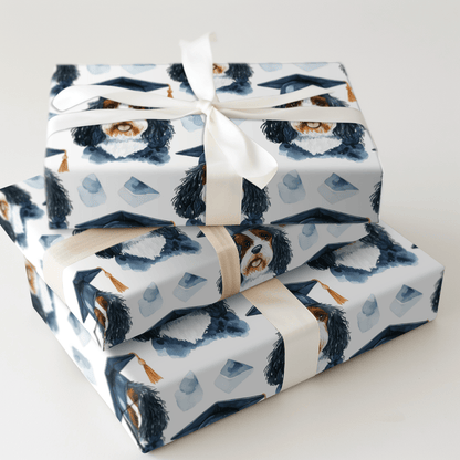 Bernedoodle Graduate - Wrapping Paper - Aspen & Arlo