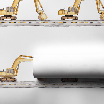 Excavator Extra - Wrapping Paper - Aspen & Arlo