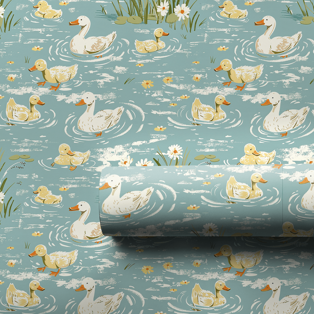 Baby Duckling - Wrapping Paper - Aspen & Arlo