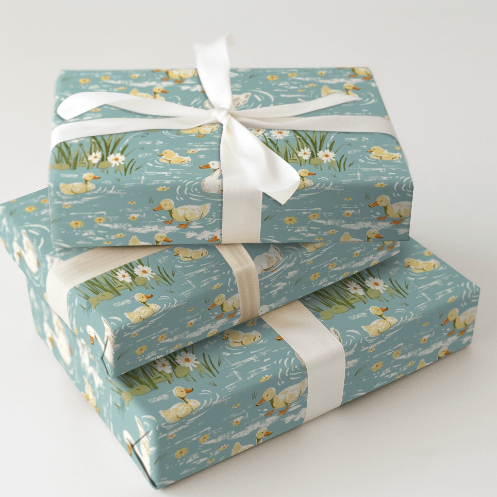 Baby Duckling - Wrapping Paper - Aspen & Arlo