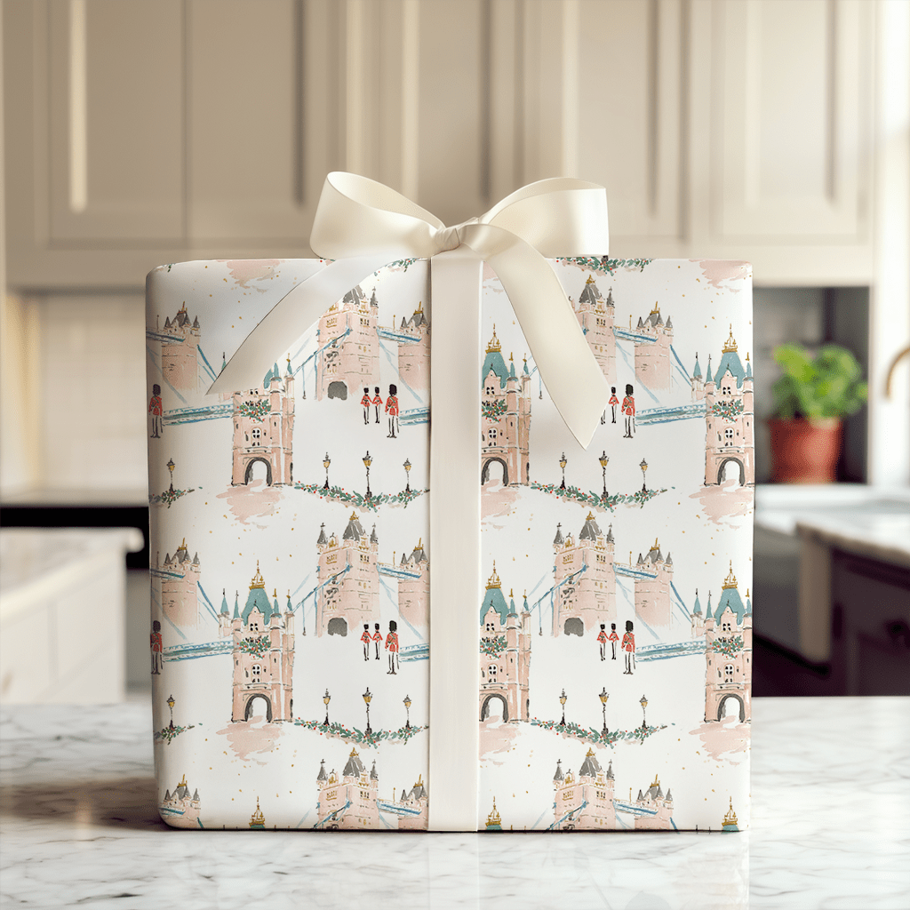 London Bridge Burr - Wrapping Paper - Aspen & Arlo