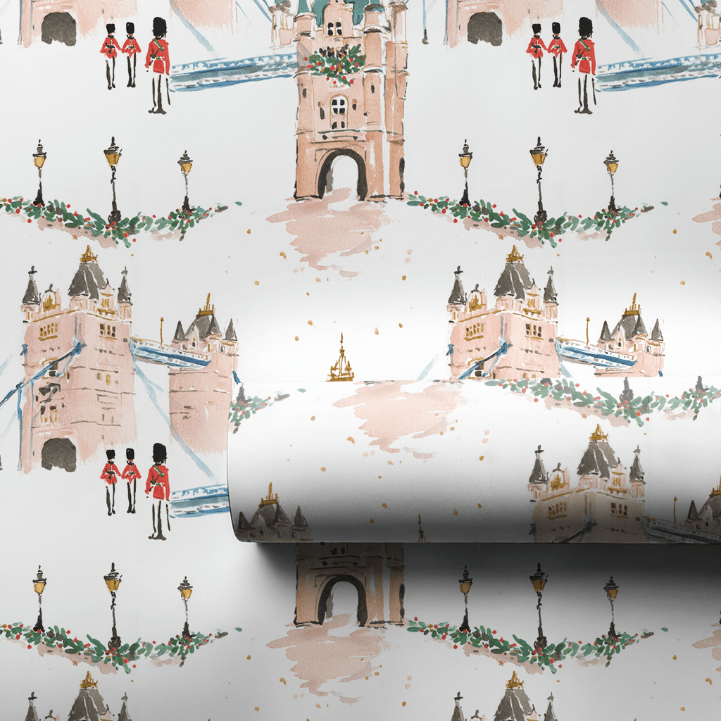 London Bridge Burr - Wrapping Paper - Aspen & Arlo