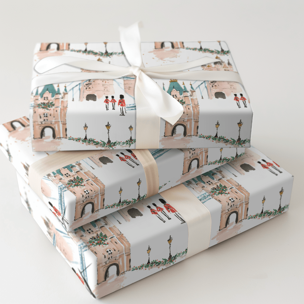 London Bridge Burr - Wrapping Paper - Aspen & Arlo