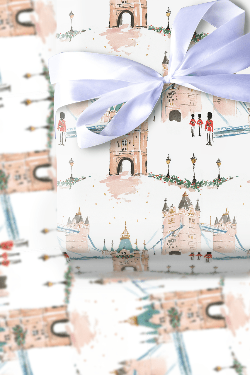 London Bridge Burr - Wrapping Paper - Aspen & Arlo