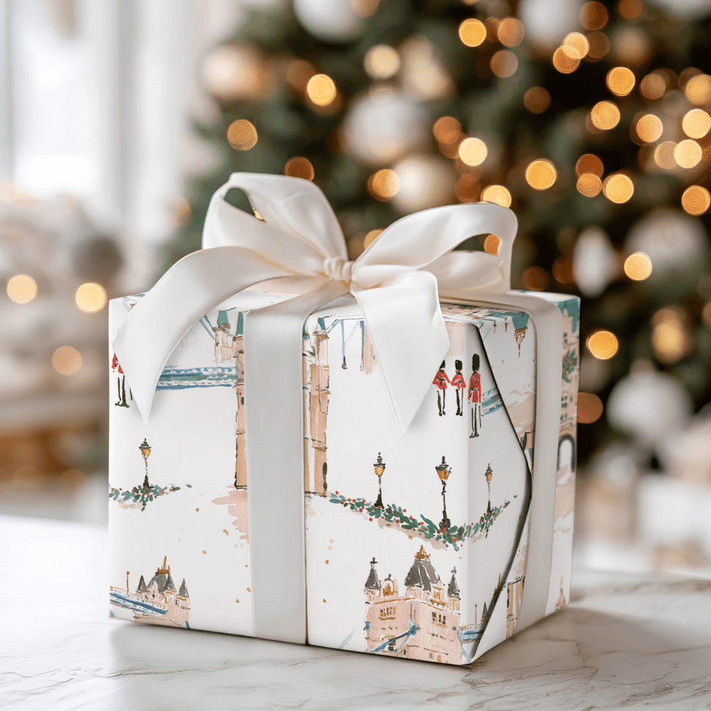 London Bridge Burr - Wrapping Paper - Aspen & Arlo