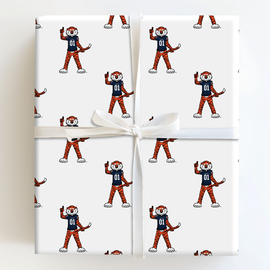 Aubie Football - Wrapping Paper - Aspen & Arlo