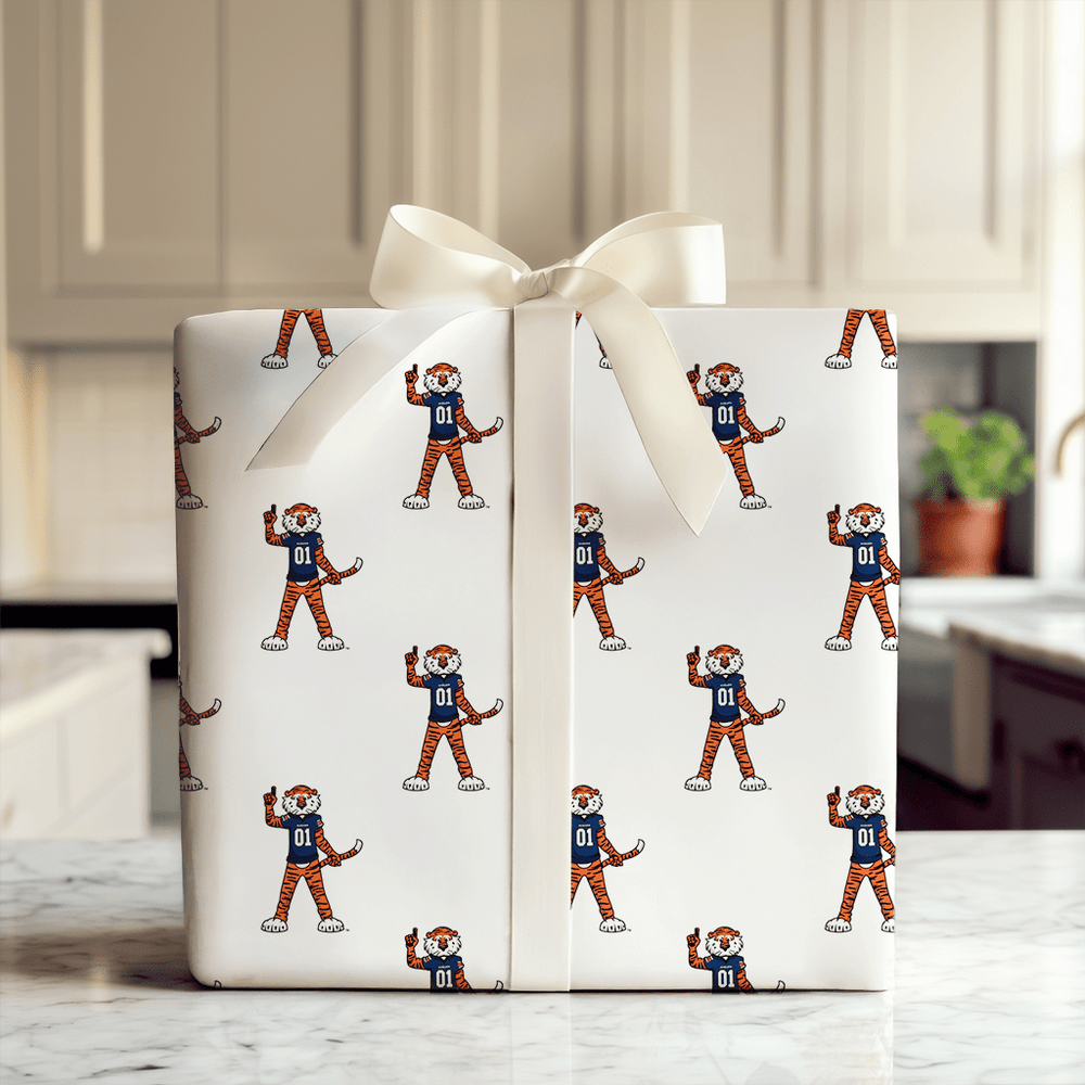 Aubie Football - Wrapping Paper - Aspen & Arlo