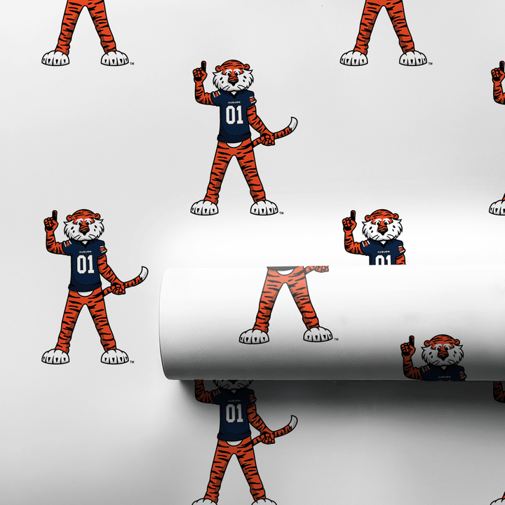Aubie Football - Wrapping Paper - Aspen & Arlo