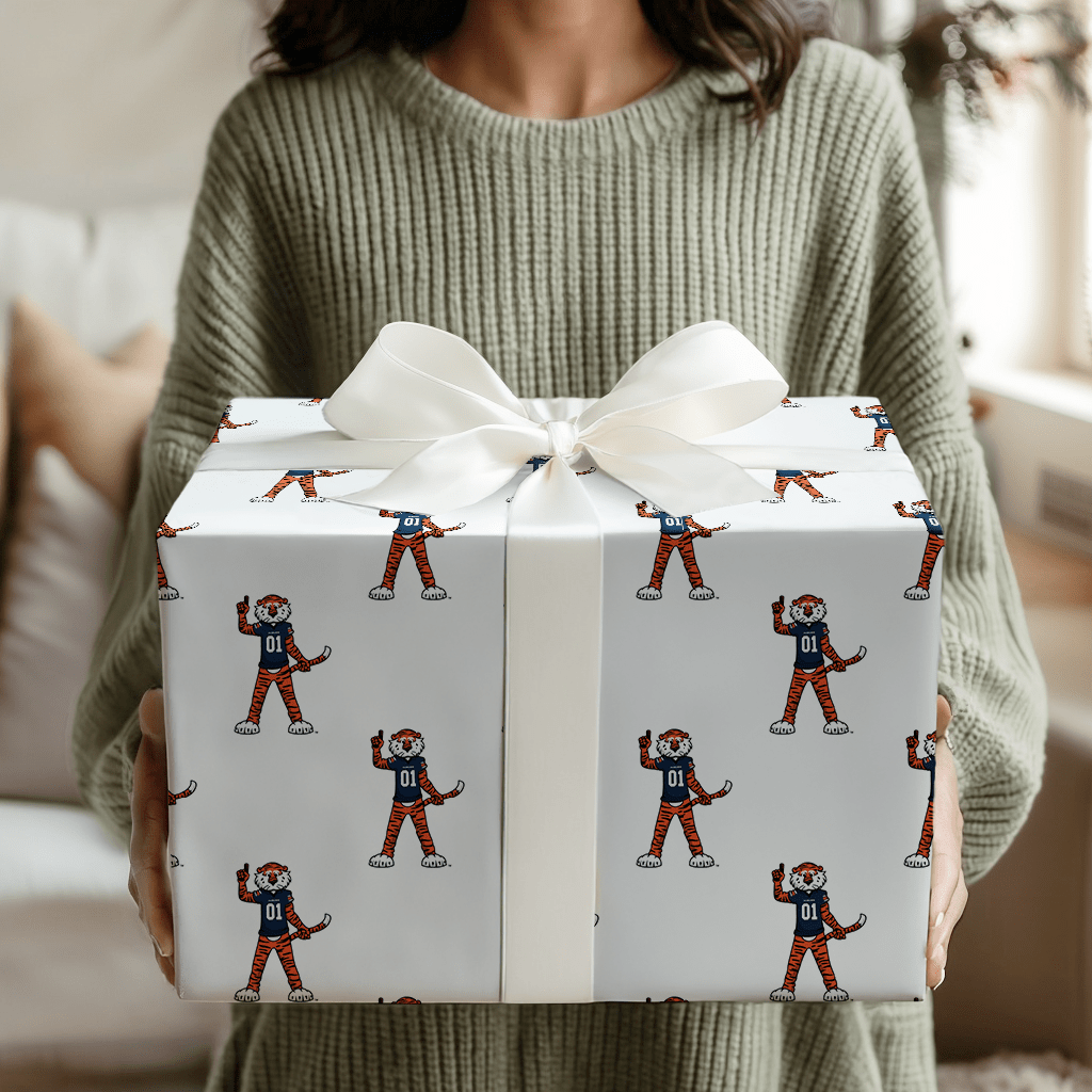 Aubie Football - Wrapping Paper - Aspen & Arlo