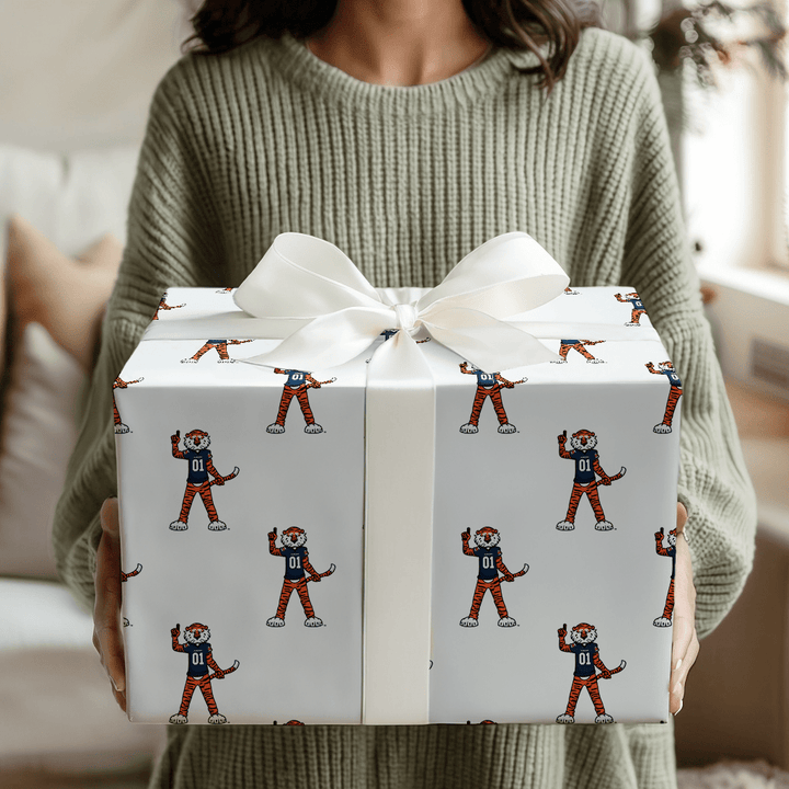 Aubie Football - Wrapping Paper - Aspen & Arlo