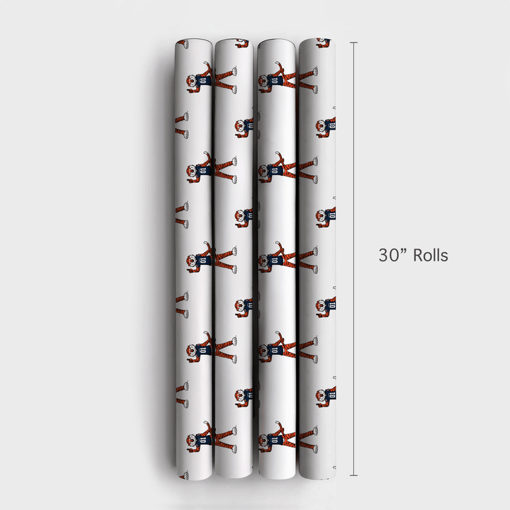 Aubie Football - Wrapping Paper - Aspen & Arlo