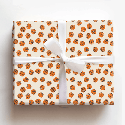 Bouncin' Basketballs - Wrapping Paper - Aspen & Arlo
