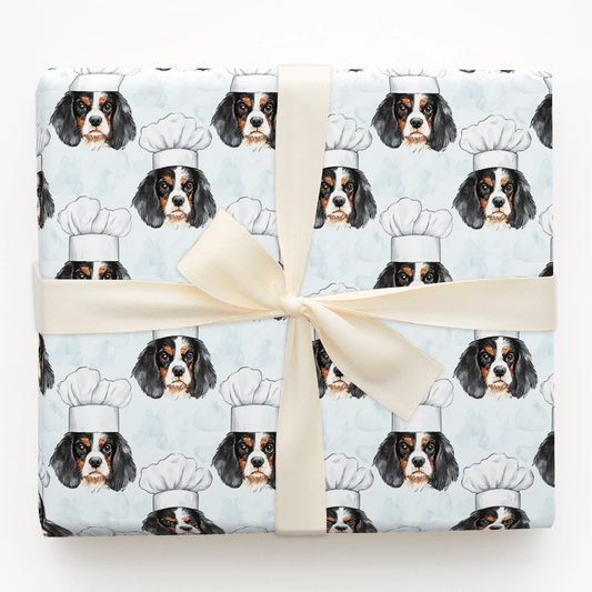Cooking with the Cavalier King Charles - Wrapping Paper - Aspen & Arlo