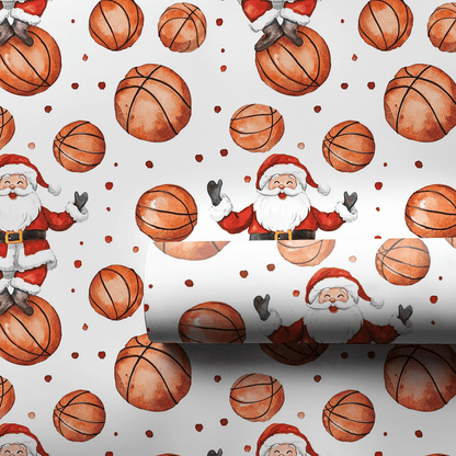 Hoop Saint Nick - Wrapping Paper - Aspen & Arlo