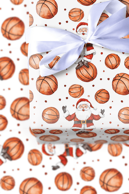 Hoop Saint Nick - Wrapping Paper - Aspen & Arlo