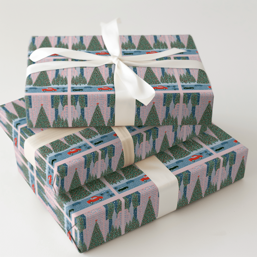 Christmas Night NYC - Wrapping Paper - Aspen & Arlo