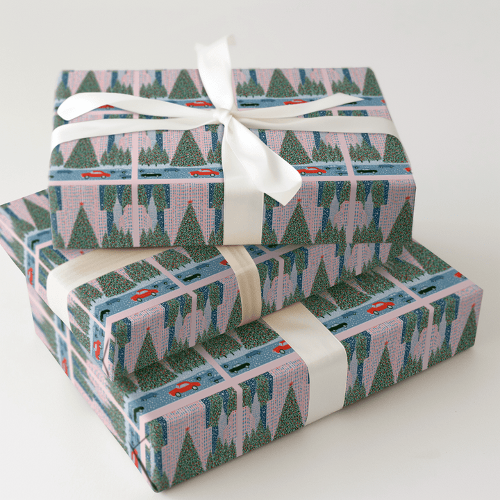 Christmas Night NYC - Wrapping Paper - Aspen & Arlo