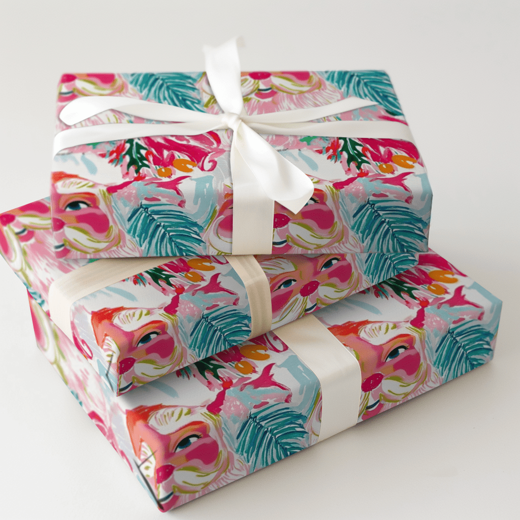 Coastal Claus - Wrapping Paper - Aspen & Arlo