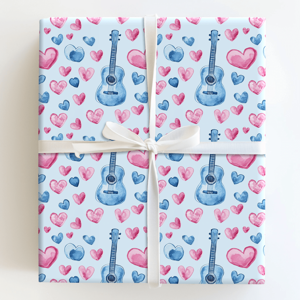 Strum and Swoon - Wrapping Paper - Aspen & Arlo