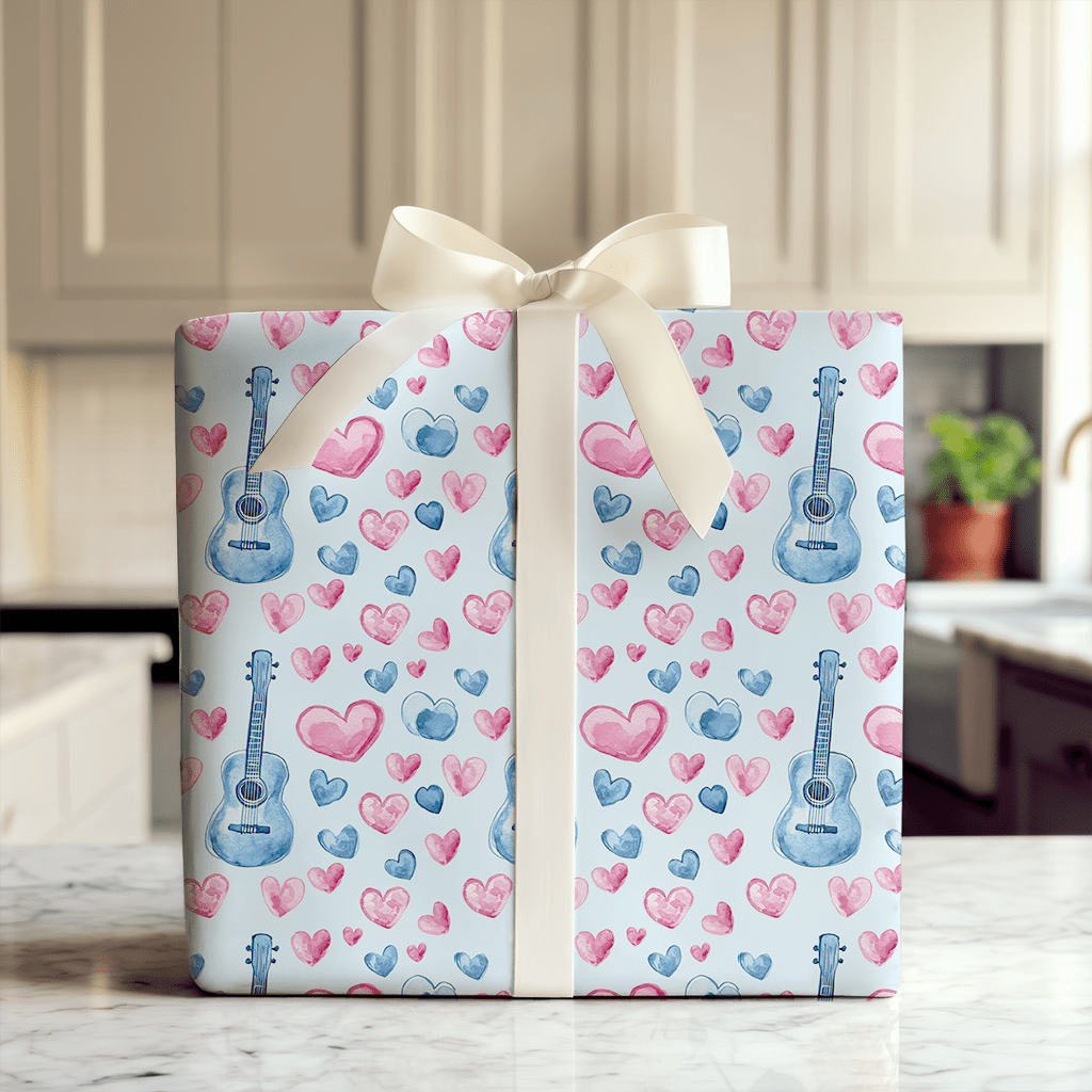 Strum and Swoon - Wrapping Paper - Aspen & Arlo