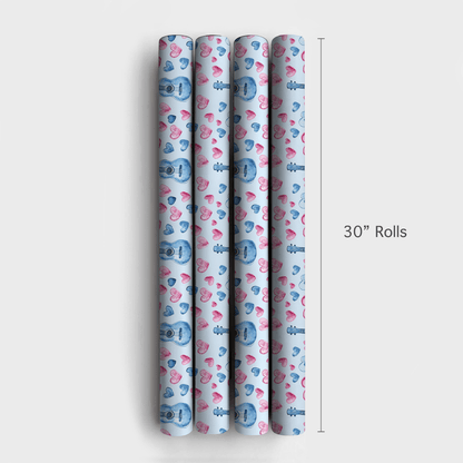Strum and Swoon - Wrapping Paper - Aspen & Arlo