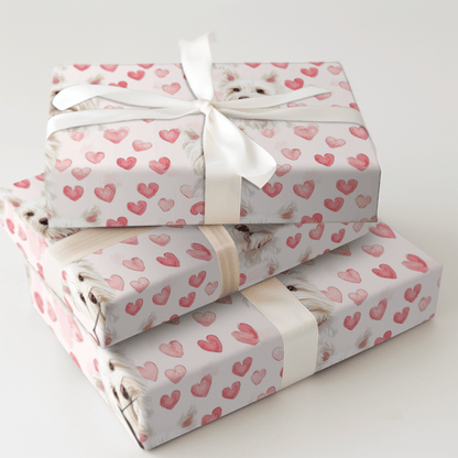Westie Valentine - Wrapping Paper - Aspen & Arlo