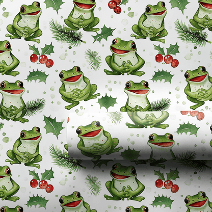 Festivity and Frog - Wrapping Paper - Aspen & Arlo