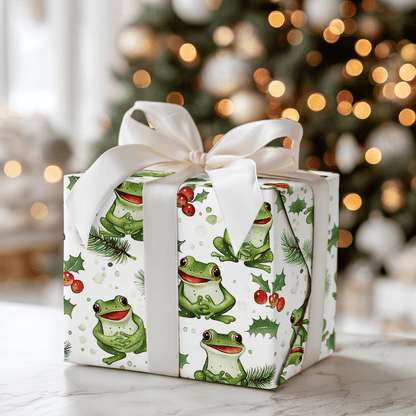Festivity and Frog - Wrapping Paper - Aspen & Arlo