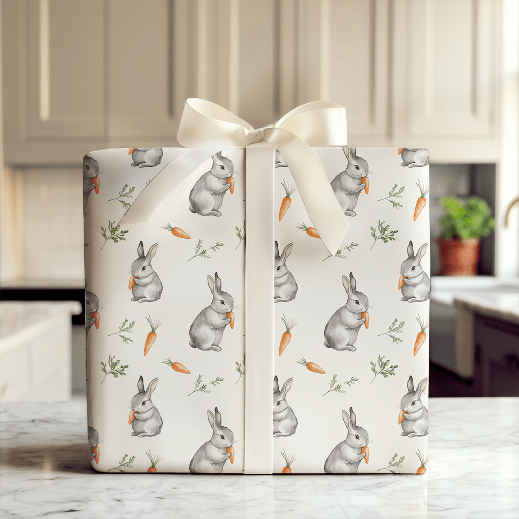 Bunny Veggie Delight - Wrapping Paper - Aspen & Arlo