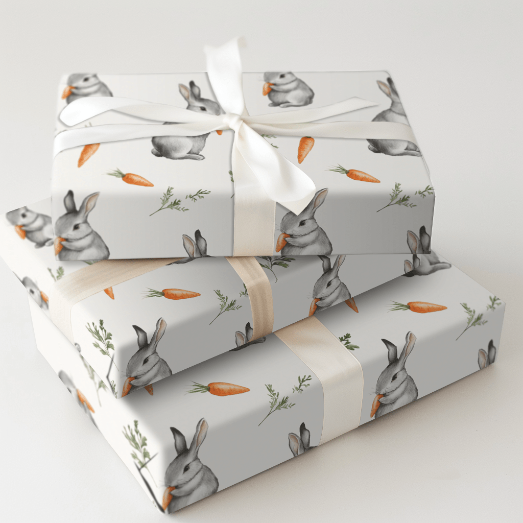 Bunny Veggie Delight - Wrapping Paper - Aspen & Arlo