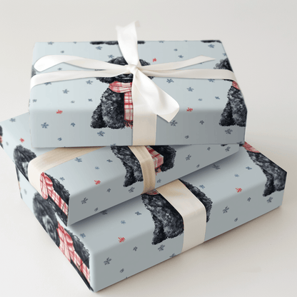 Bundle Up with the Poodle - Wrapping Paper - Aspen & Arlo