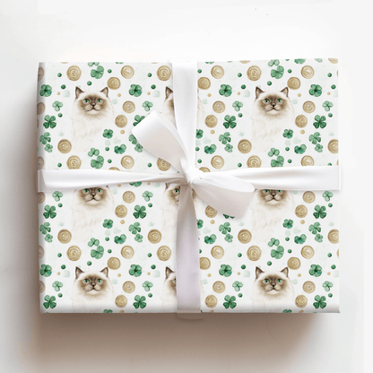 Golden with the Turkish Angora - Wrapping Paper - Aspen & Arlo