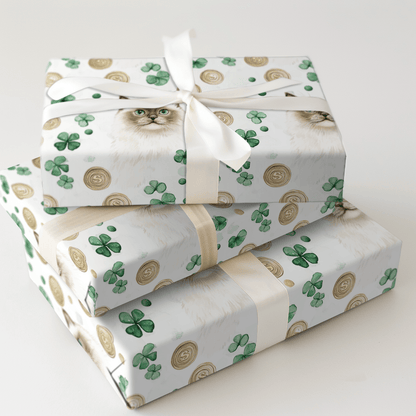 Golden with the Turkish Angora - Wrapping Paper - Aspen & Arlo