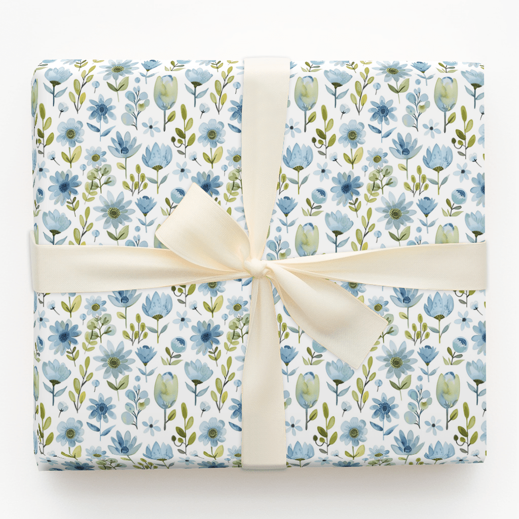 Blue Me Away - Wrapping Paper - Aspen & Arlo