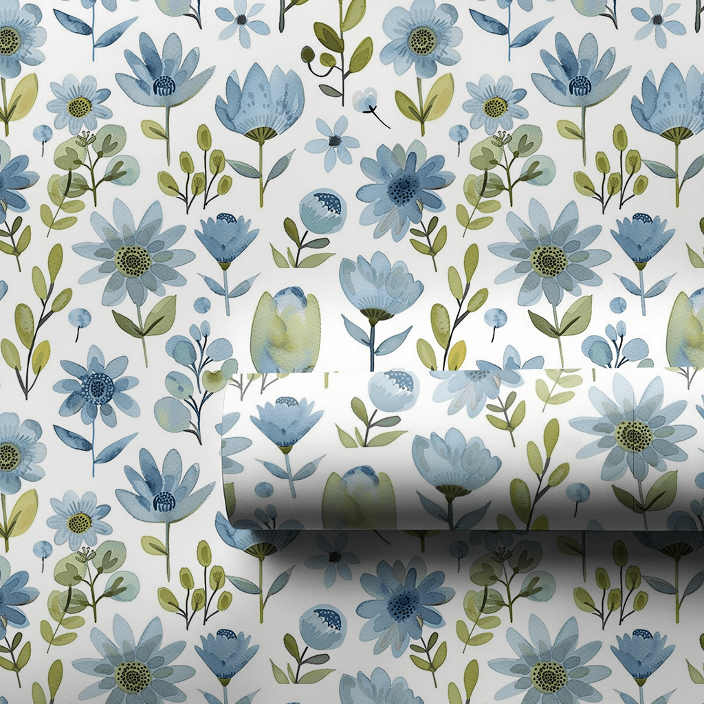 Blue Me Away - Wrapping Paper - Aspen & Arlo