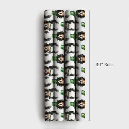 Leprechaun Bernese Mountain Dog - Wrapping Paper - Aspen & Arlo