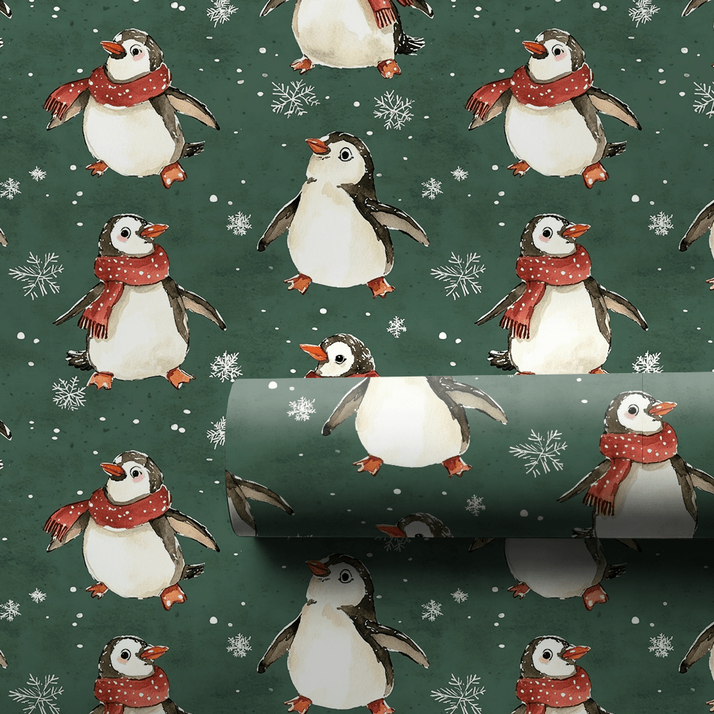 Waddle of Joy - Wrapping Paper - Aspen & Arlo