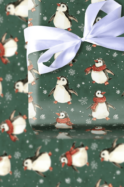 Waddle of Joy - Wrapping Paper - Aspen & Arlo