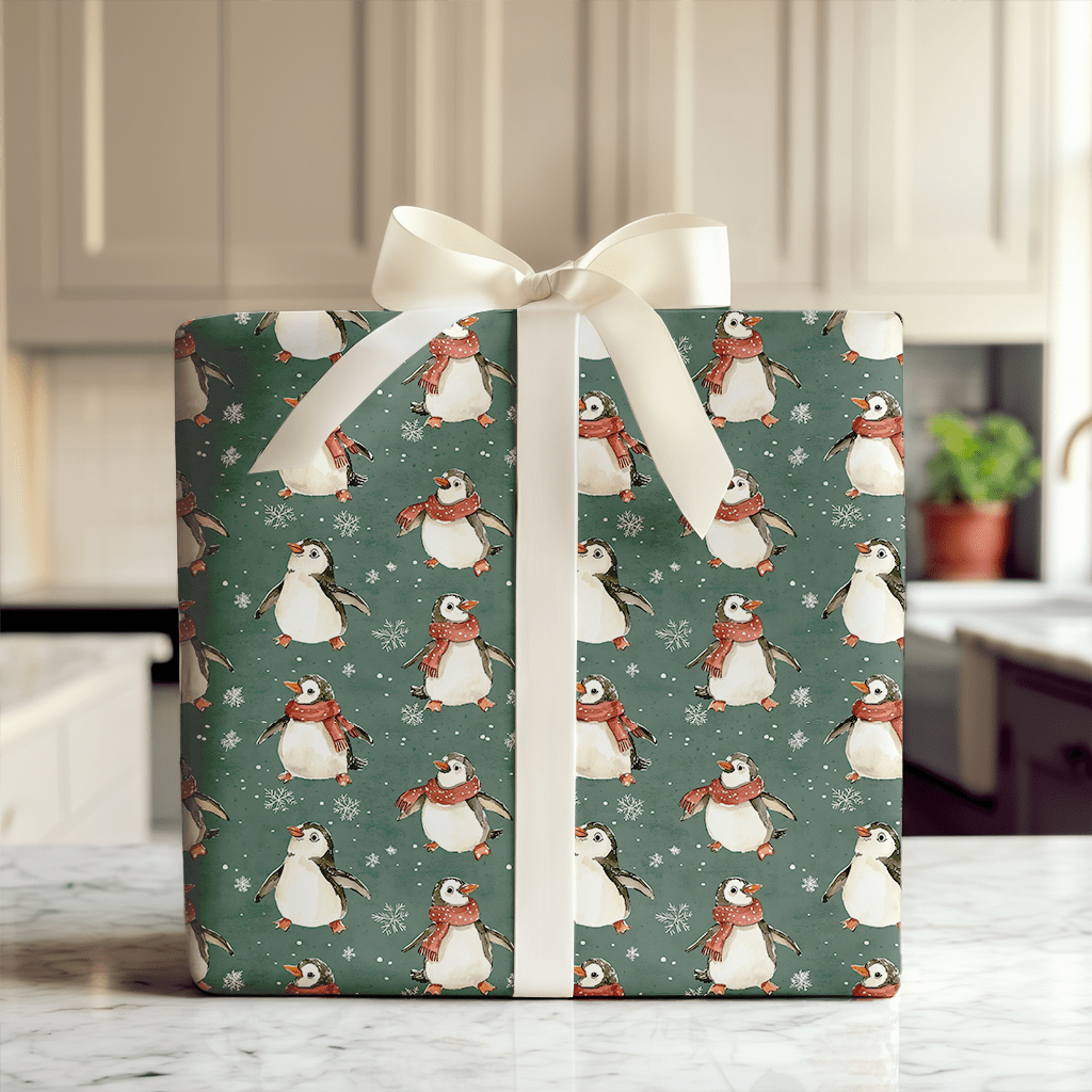 Waddle of Joy - Wrapping Paper - Aspen & Arlo