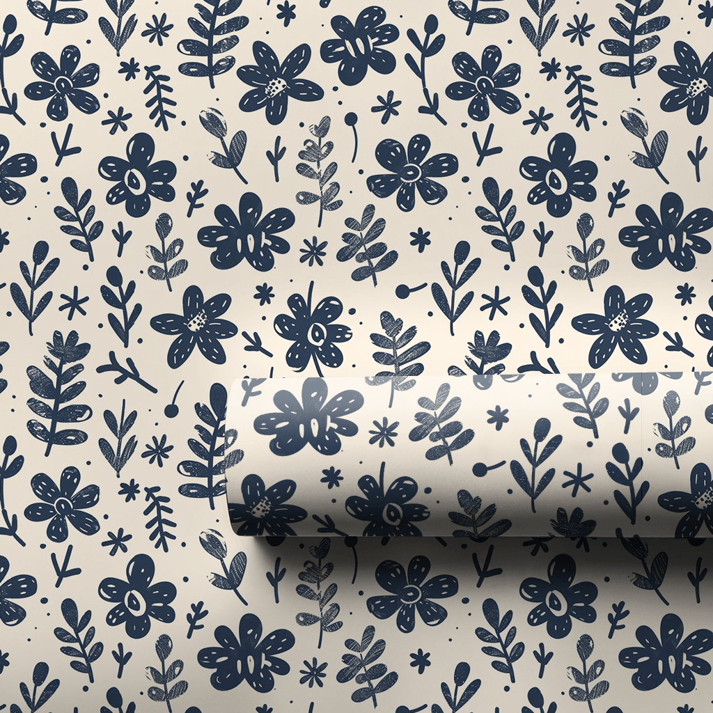 Doodle the Daisy - Wrapping Paper - Aspen & Arlo