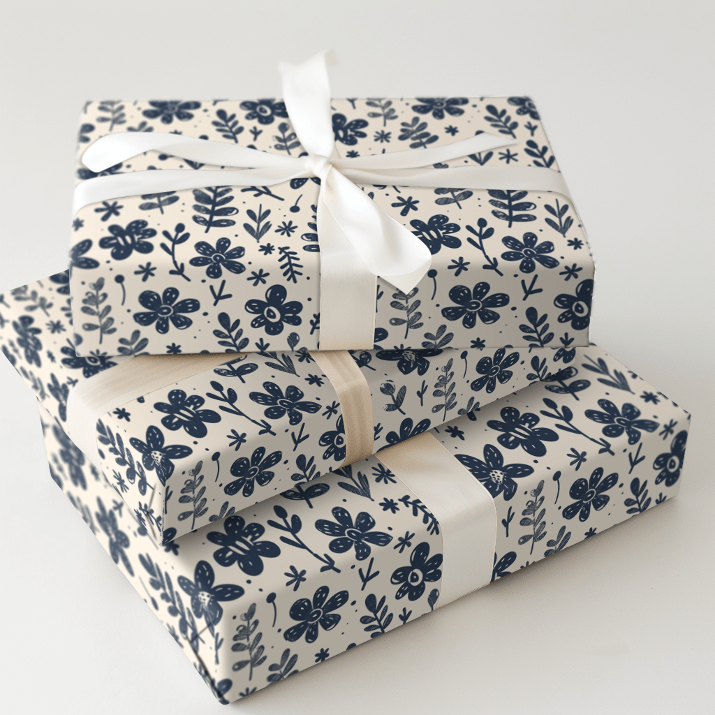 Doodle the Daisy - Wrapping Paper - Aspen & Arlo