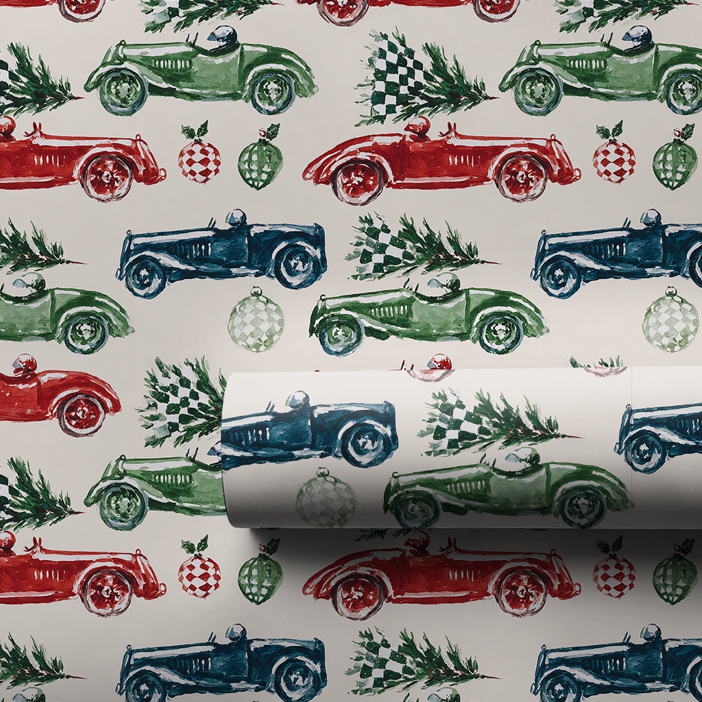 Colorful Christmas Cars