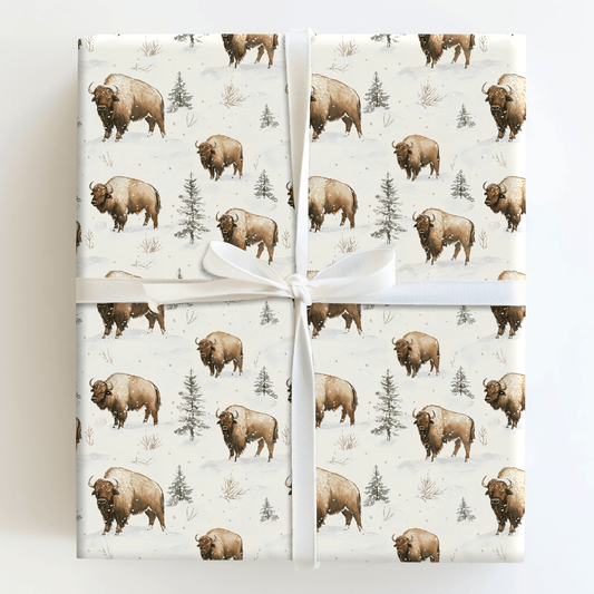 Snow and Ice Slice - Wrapping Paper - Aspen & Arlo