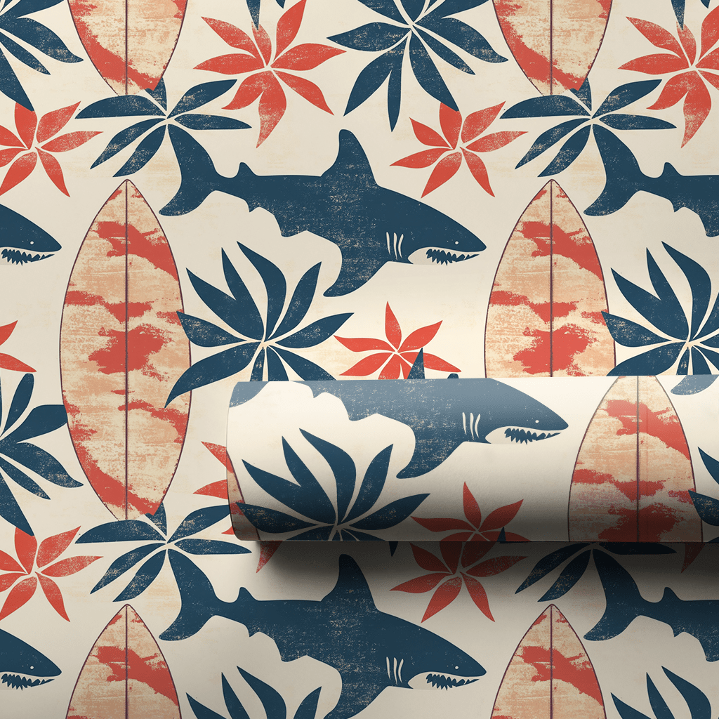 Reef and Repeat - Wrapping Paper - Aspen & Arlo
