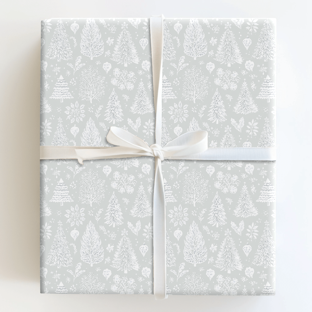 Snowy Forest - Wrapping Paper - Aspen & Arlo