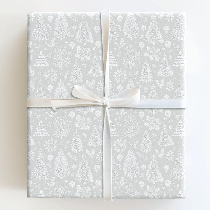 Snowy Forest - Wrapping Paper - Aspen & Arlo