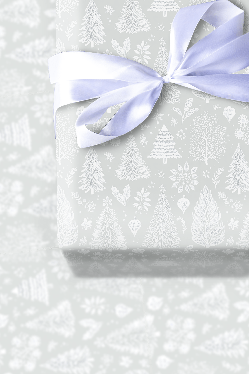 Snowy Forest - Wrapping Paper - Aspen & Arlo